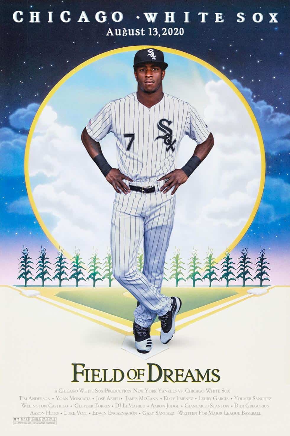 Look: MLB Field of Dreams uniforms for Yankees, White Sox