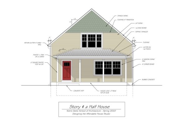 House plan(Photo Supplied/Matt Cashore/University of Notre Dame)