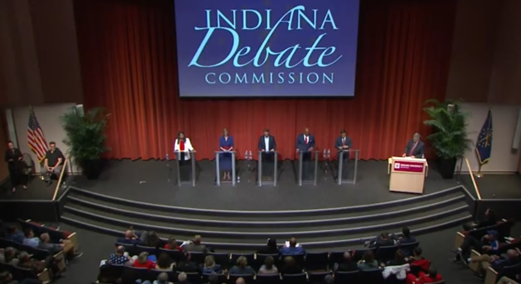 Watch Live: 2024 Indiana Gubernatorial Debate